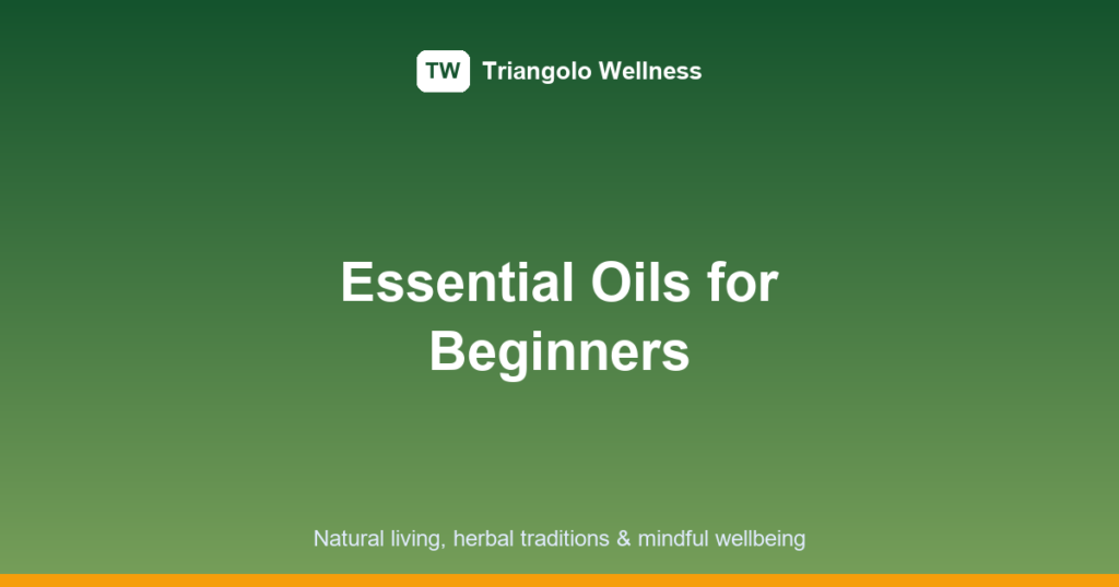 essential oils for beginners featured image