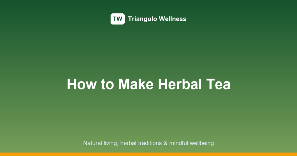 how to make herbal tea featured image