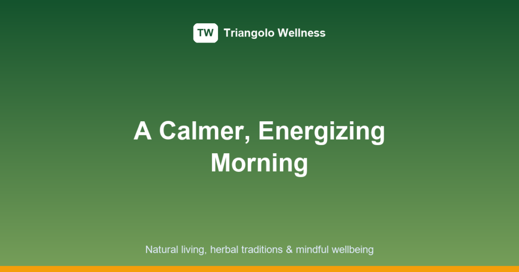 morning routine for wellness featured image