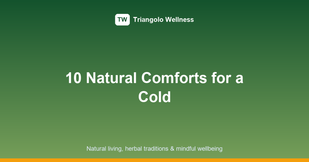 natural remedies for a cold featured image