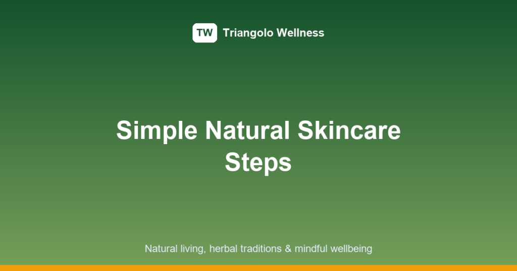 natural skincare routine featured image