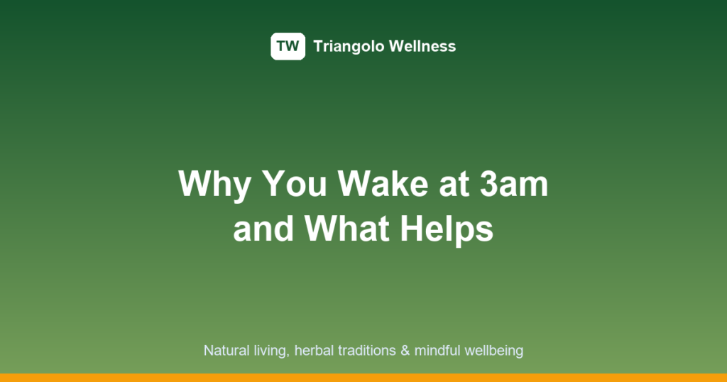 waking up at 3am featured image